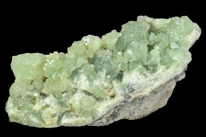 Green Prehnite Crystal Cluster - Morocco #108726